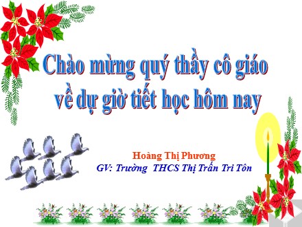 Bài giảng môn Tiếng Việt Lớp 6 - Ôn tập kiến thức học kỳ I - Hoàng Thị Phương