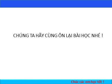 Bài giảng Ôn tập Hình học Lớp 9