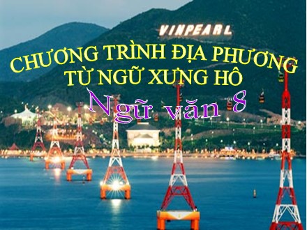 Bài giảng Ngữ văn Lớp 8 - Tiết 138: Chương trình địa phương (Phần Tiếng Việt) - Trường THCS & THPT Mỹ Hòa Hưng