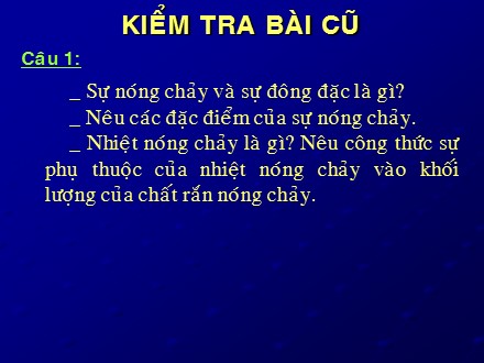 Bài giảng Vật lí Lớp 10 - Bài 39: Độ ẩm của không khí - Trường THPT Châu Phú