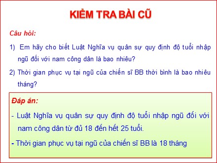 Bài giảng Giáo dục Quốc phòng Lớp 12 - Bài 2: Một số hiểu biết về nền quốc phòng toàn dân, an ninh nhân dân - Trường THCS & THPT Mỹ Hòa Hưng