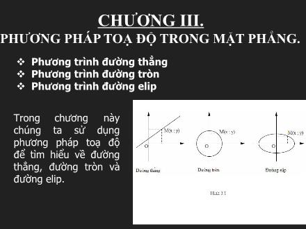 Bài giảng Hình học Lớp 10 - Chương 3: Phương pháp toạ độ trong mặt phẳng - Bài 1: Phương trình đường thẳng - Trường THCS & THPT Mỹ Hòa Hưng