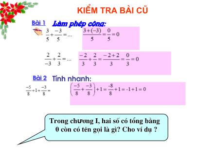 Bài giảng Số học Lớp 6 - Tiết 82: Phép trừ phân số - Phan Trung Tín