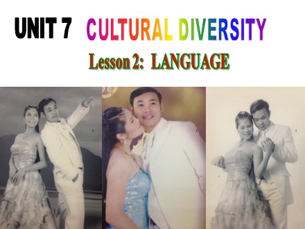Bài giảng Tiếng Anh Lớp 9 - Unit 7: Cultural diversity - Lesson 2: Language - Trường THCS & THPT Mỹ Hòa Hưng