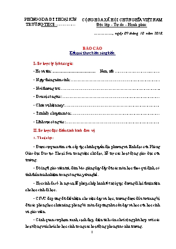 SKKN Một số giải pháp nâng cao công tác tư vấn tâm lý học đường trong trường THCS hiện nay - Năm học 2018-2019 - Trường THCS Định Mỹ