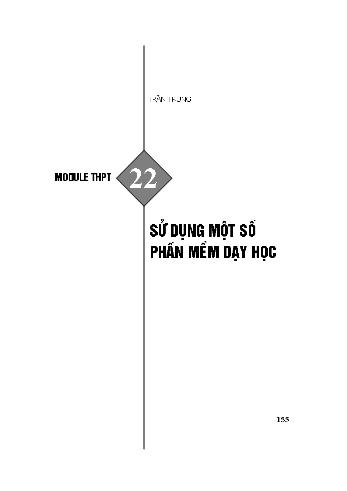 Bài thu hoạch bồi dưỡng thường xuyên THPT - Module 22: Sử dụng một số phần mềm dạy học - Trần Trung