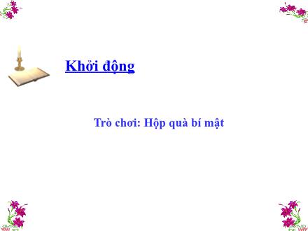 Bài giảng Tiếng Việt Lớp 4 - Bài: Vị ngữ trong câu kể Ai là gì?