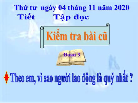 Bài giảng Tiếng Việt Lớp 5 - Tiết 18: Tập đọc: Đất Cà Mau