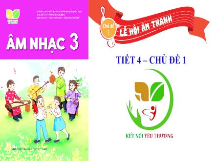 Bài giảng Âm nhạc Lớp 3 (Kết nối tri thức) - Chủ đề 1: Lễ hội âm thanh - Tiết 4: Hoạt động vận dụng – sáng tạo - Lê Thị Nga