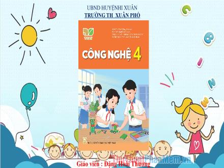 Bài giảng Công nghệ Lớp 4 (Kết nối tri thức) - Bài 1: Lợi ích của hoa, cây cảnh đối với đời sống - Năm học 2024-2025 - Đặng Hoài Thương