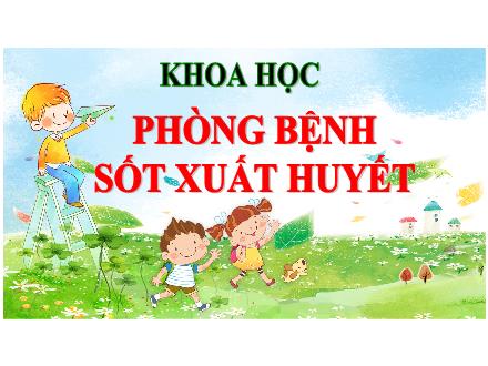 Bài giảng Khoa học Lớp 5 - Bài 13: Phòng bệnh sốt xuất huyết - Năm học 2022-2023 - Hoàng Thị Trang