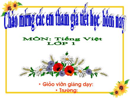 Bài giảng Tiếng Việt Lớp 1 (Kết nối tri thức) - Bài 57: anh ênh inh - Năm học 2023-2024 - Phan Thị Minh Thư