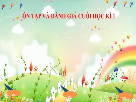 Bài giảng Tiếng Việt Lớp 2 (Kết nối tri thức) - Bài 33: Ôn tập và đánh giá cuối học kì 1 - Đặng Thị Cẩm Thành