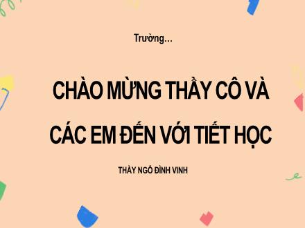 Bài giảng Toán Lớp 2 (Kết nối tri thức với cuộc sống) - Bài 44: Bảng chia 5 - Ngô Đình Vinh