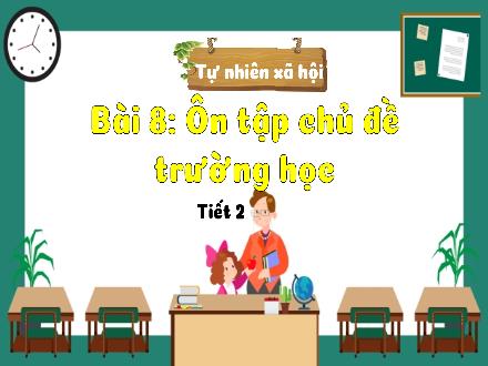 Bài giảng Tự nhiên và Xã hội Lớp 3 (Kết nối tri thức) - Bài 8: Ôn tập chủ đề trường học (Tiết 2) - Đặng Thị Cẩm Thành