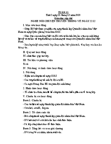 Giáo án điện tử Lớp 2 - Tuần 15 - Năm học 2020-2021 - Đặng Thị Cẩm Thành