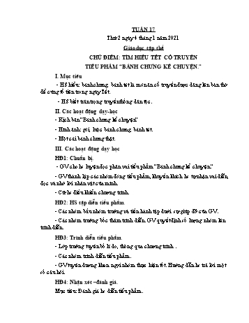 Giáo án điện tử Lớp 2 - Tuần 17 - Năm học 2020-2021 - Đặng Thị Cẩm Thành