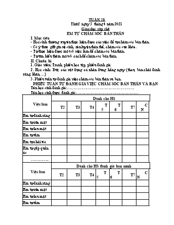 Giáo án điện tử Lớp 2 - Tuần 28 - Năm học 2020-2021 - Đặng Thị Cẩm Thành