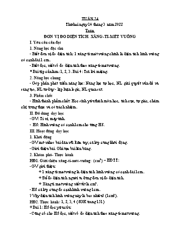 Giáo án điện tử Lớp 3 - Tuần 24 - Năm học 2021-2022 - Lường Thị Nghĩa