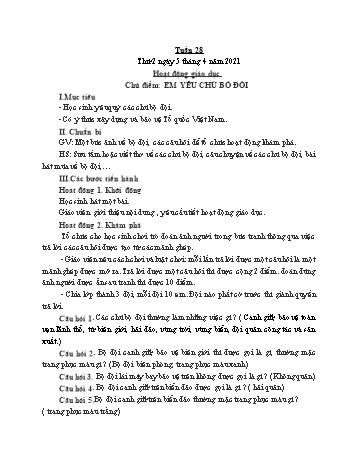 Giáo án điện tử Lớp 3 - Tuần 28 - Năm học 2020-2021 - Cao Thị Hảo