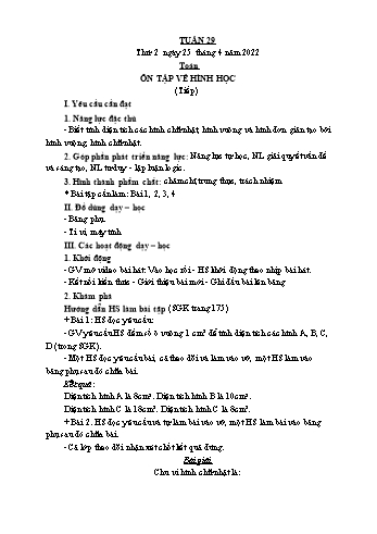 Giáo án điện tử Lớp 3 - Tuần 29 - Năm học 2021-2022 - Lường Thị Nghĩa