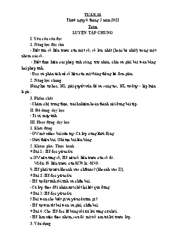 Giáo án điện tử Lớp 3 - Tuần 30 - Năm học 2021-2022 - Lường Thị Nghĩa