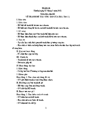 Giáo án điện tử Lớp 4 - Tuần 26 - Năm học 2020-2021 - Lường Thị Nghĩa