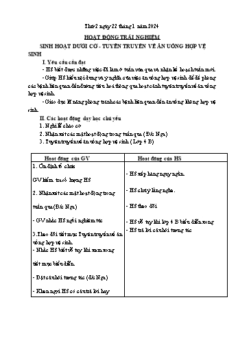 Kế hoạch bài dạy Lớp 2 - Tuần 21 - Năm học 2023-2024 - Cao Thị Hồng Hạnh