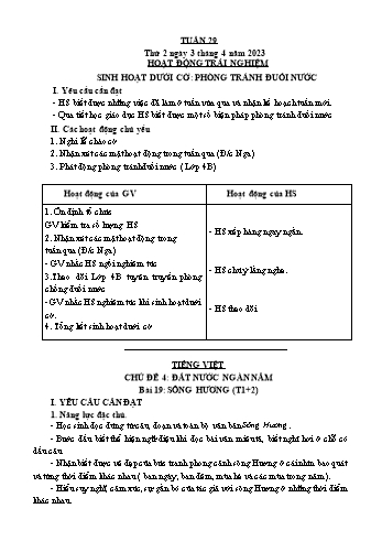 Kế hoạch bài dạy Lớp 3 - Tuần 29 - Năm học 2022-2023 - Lường Thị Nghĩa