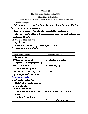 Kế hoạch bài dạy Lớp 4 - Tuần 18 - Năm học 2024-2025 - Lường Thị Nghĩa