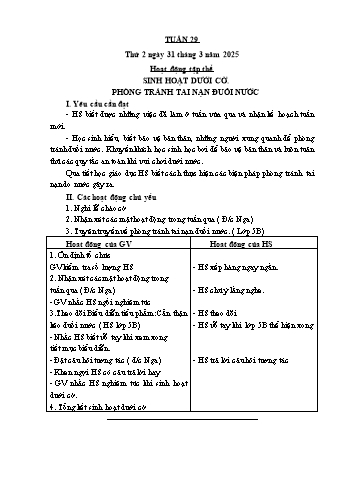 Kế hoạch bài dạy Lớp 4 - Tuần 29 - Năm học 2024-2025 - Lường Thị Nghĩa