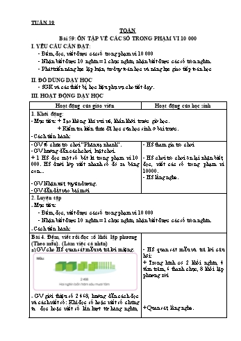 Giáo án các môn Khối 3 - Tuần 19