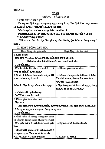 Giáo án các môn Lớp 3 - Tuần 24