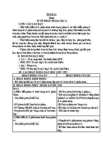 Giáo án các môn Lớp 5 - Tuần 15