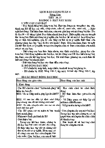Giáo án các môn Lớp 5 - Tuần 6