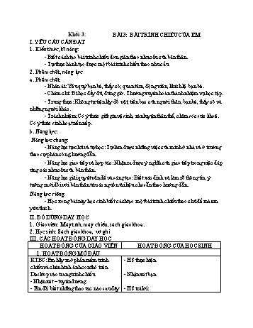 Giáo án Tin học Lớp 3+4 - Tuần 25