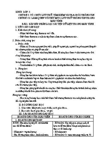 Giáo án Tin học Lớp 3+4+5 - Tuần 22