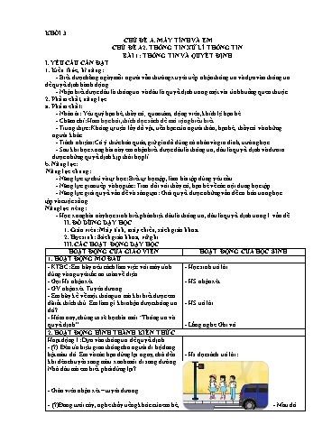 Giáo án Tin học Lớp 3+4+5 - Tuần 6